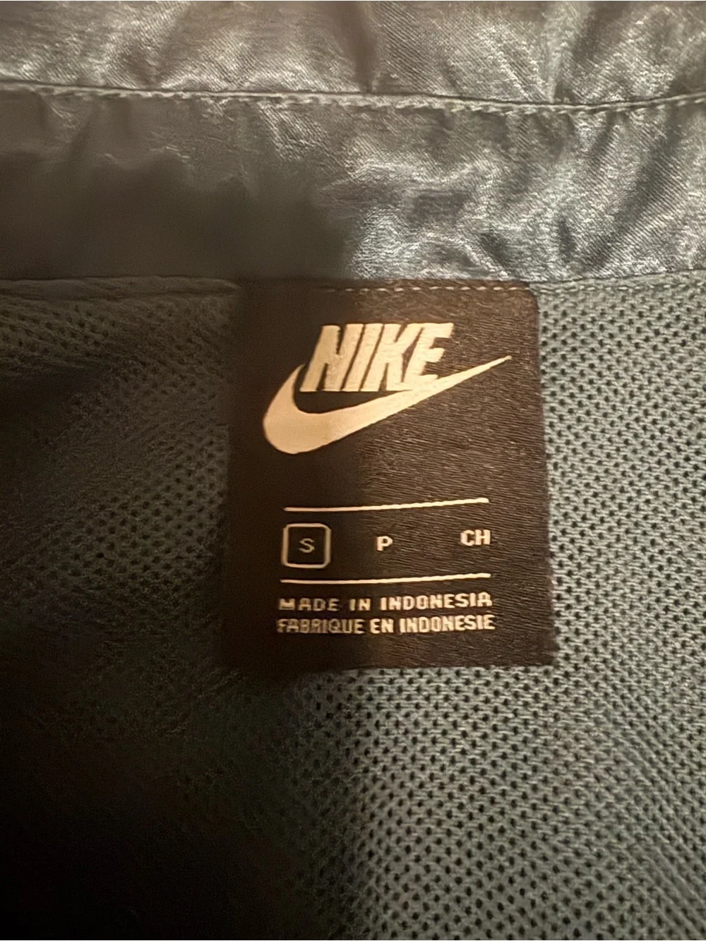 Nike Women's Shiny Teal Bomber Coach Jacket